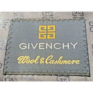 Givenchy Monsieur Black Wool Cashmere Blazer Jacket 38R COA